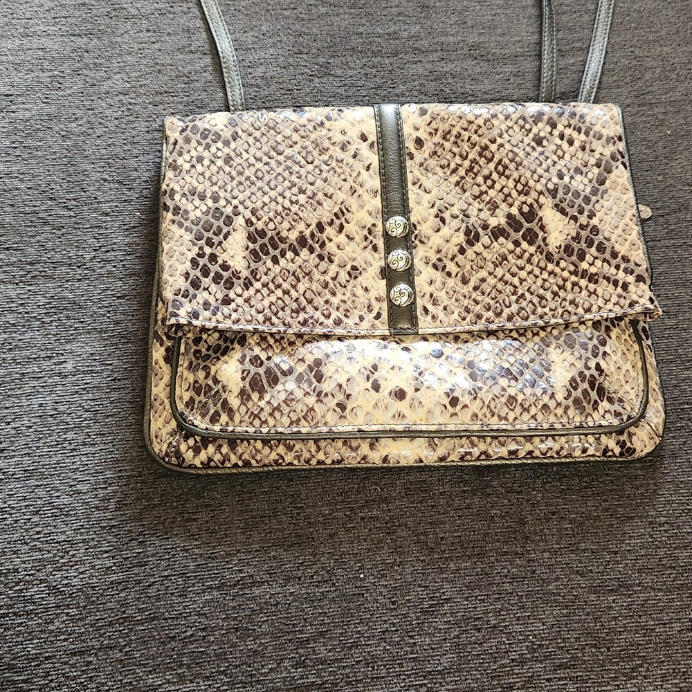 Brighton Snake skin Crossbody